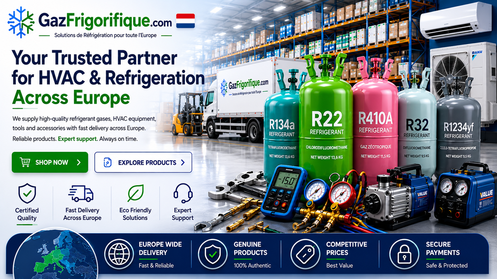 How to Choose the Right Refrigerant Gas for Your HVAC System