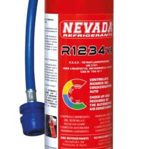 DIY Recharge Kit: R1234yf Refrigerant Gas 700g with Gauge and Quick Coupler Hose - Gaz Frigorifique France