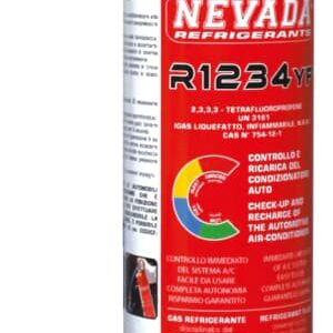 R1234yf Refrigerant Gas Recharge 700g – 1/2" ACME LH Valve (T-PED Certified) - Gaz Frigorifique France