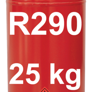 R290 (Propane) Refrigerant Gas Cylinder, 25 kg – Valve 21.7 x 1/14" LW (T-PED / EN 13322-1 Certified) - Gaz Frigorifique France