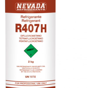 R407H Refrigerant Gas - 2 kg Rechargeable Cylinder - 1/4" SAE Valve - Gaz Frigorifique France