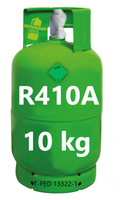 R410A Refrigerant Gas - 10 kg Cylinder (T-PED / EN 13322-1 Certified) - Gaz Frigorifique France