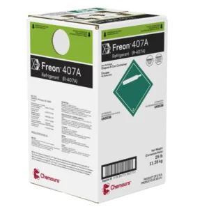 25lb R-407A Refrigerant, Factory Sealed - Gaz Frigorifique France