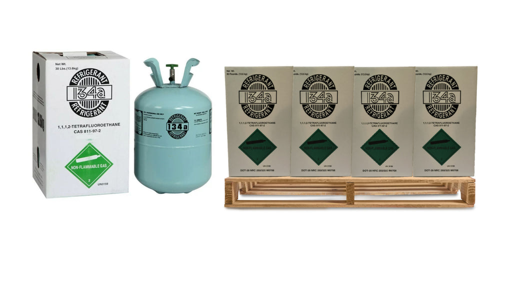 Bulk Pack 10 30lb R-134a Automotive Refrigerant - Gaz Frigorifique France